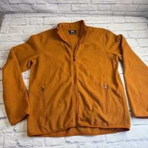 REI Men's Orange Fleece Jacket. Size Large.
